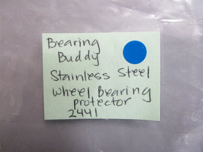 *NEW* 0820 Bearing Buddy Stainless Steel Wheel Bearing Protector Set 2441
