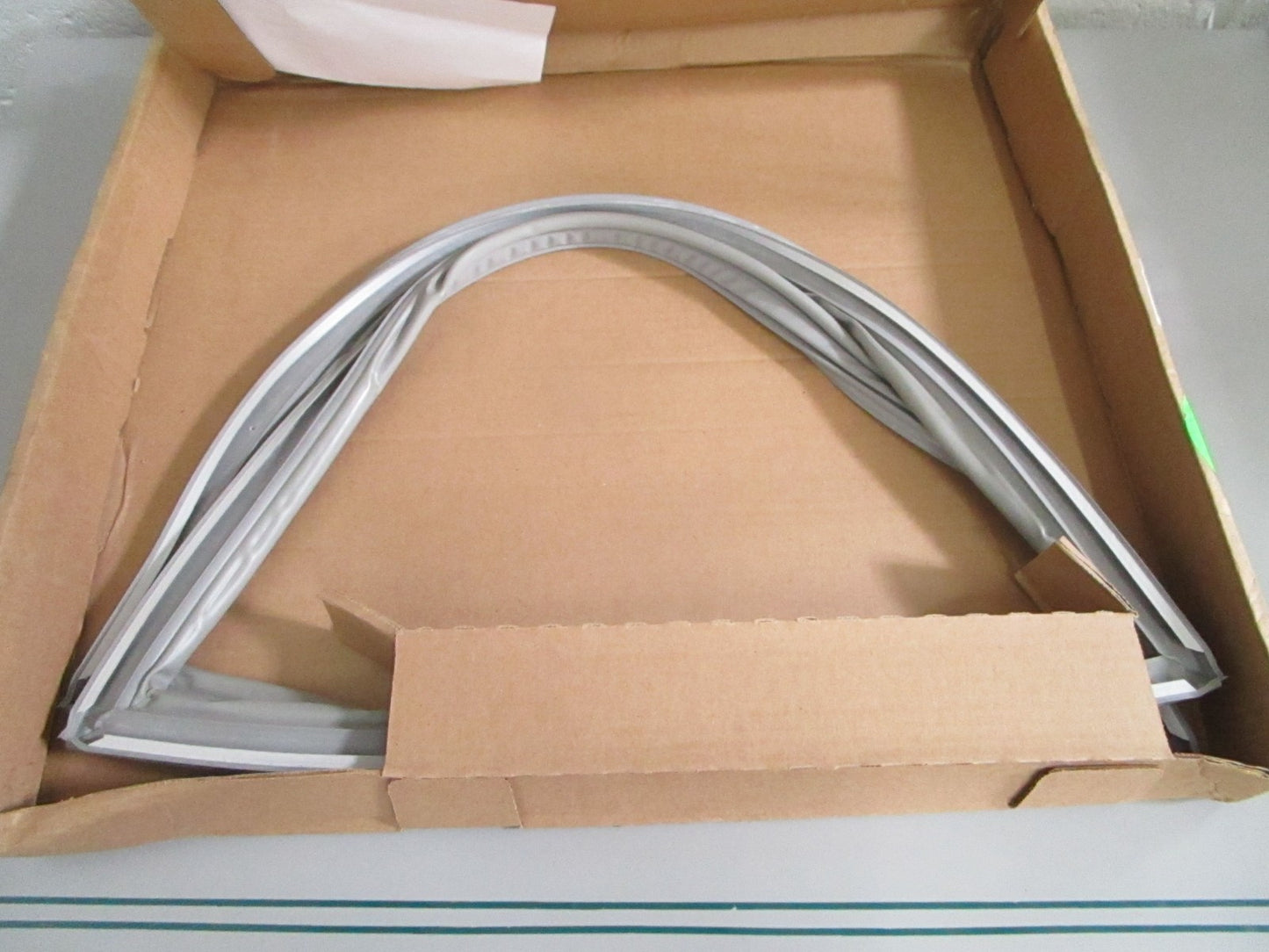 Whirlpool NEW OEM Refrigerator Freezer Door Gasket Gray W10407216 NOS 34.45 0820
