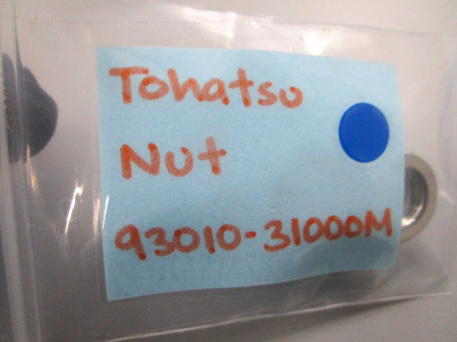 NEW OEM (LOT OF 2) 93010-31000M Tohatsu Nut 0810