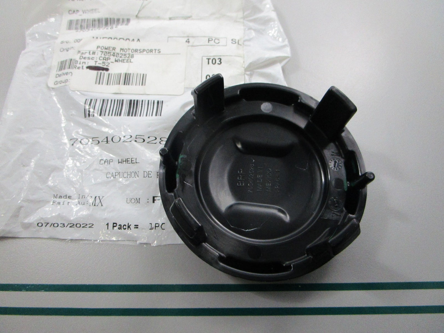 NEW OEM 705402528 Can-Am Wheel Cap 0810