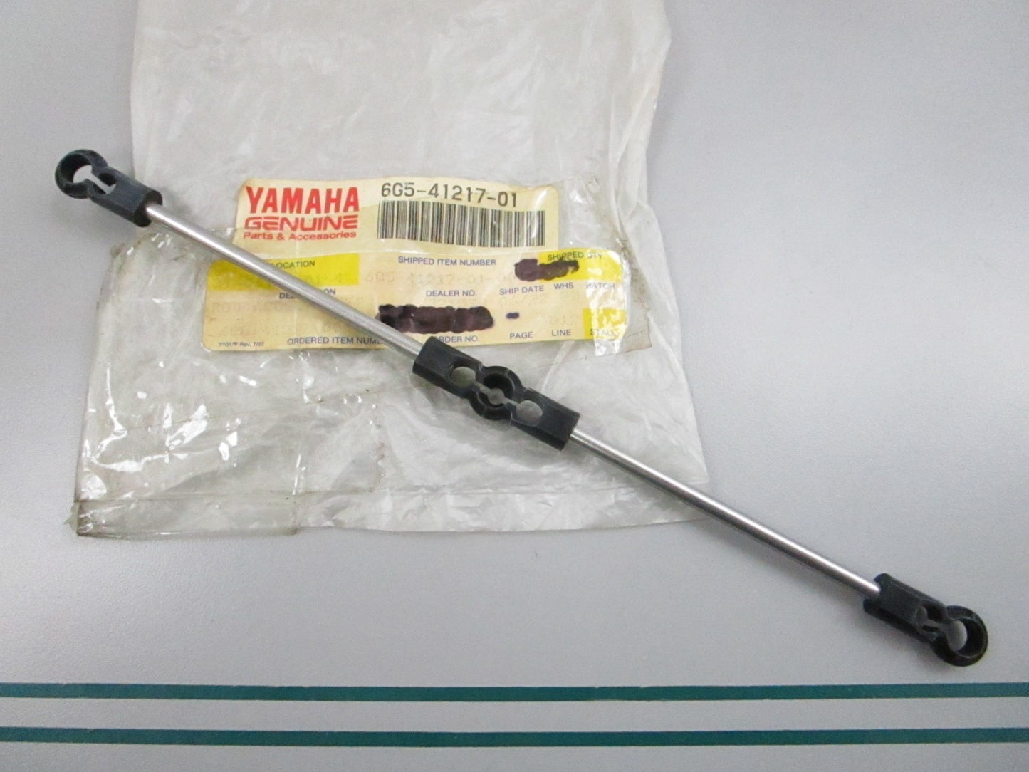 NEW OEM 6G5-41217-01-00 Yamaha Accelerator Lever Rod 0810