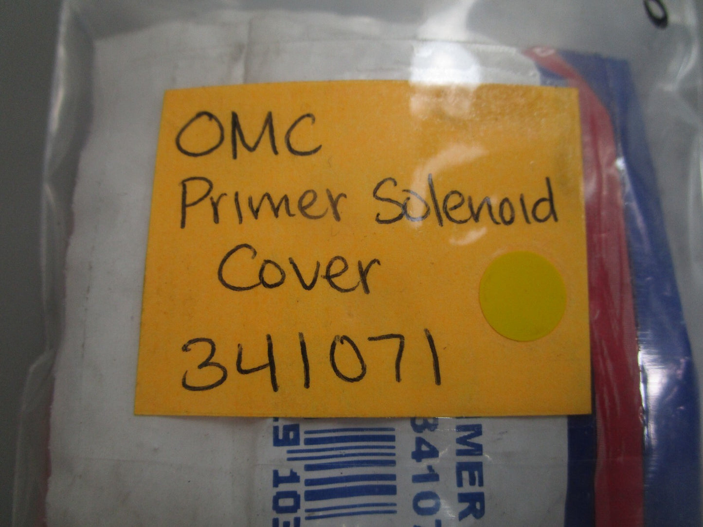 *NEW OEM* 0750 OMC Johnson Evinrude PRIMER SOLENOID COVER 341071 0341071
