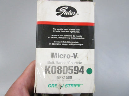 Gates K080594 Micro-V Serpentine Belt 8-Rib 59.4in  NEW 0810