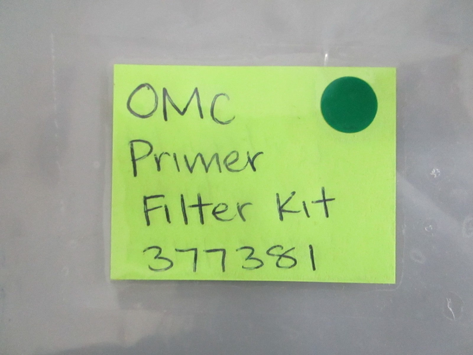 NEW OEM 377381 0377381 OMC Johnson Evinrude Primer Filter Kit 0820