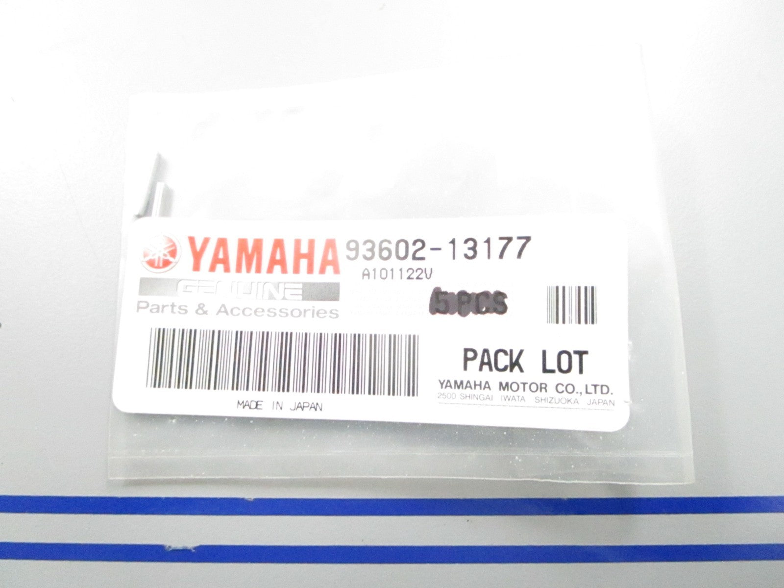 *NEW OEM* (LOT OF 2) 0810 Yamaha Dowel Pin 93602-13177