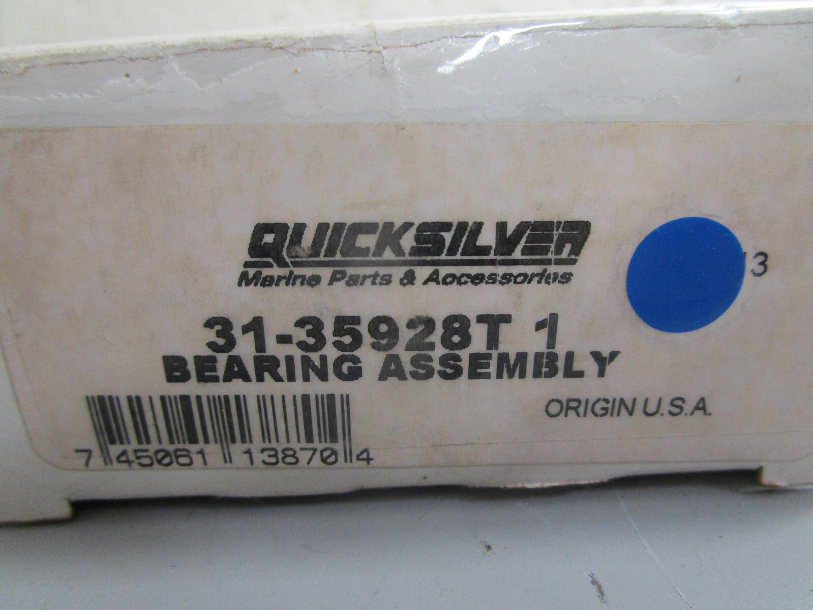 *NEW OEM* 0810 Mercury Quicksilver Bearing Assembly 31-35928T1