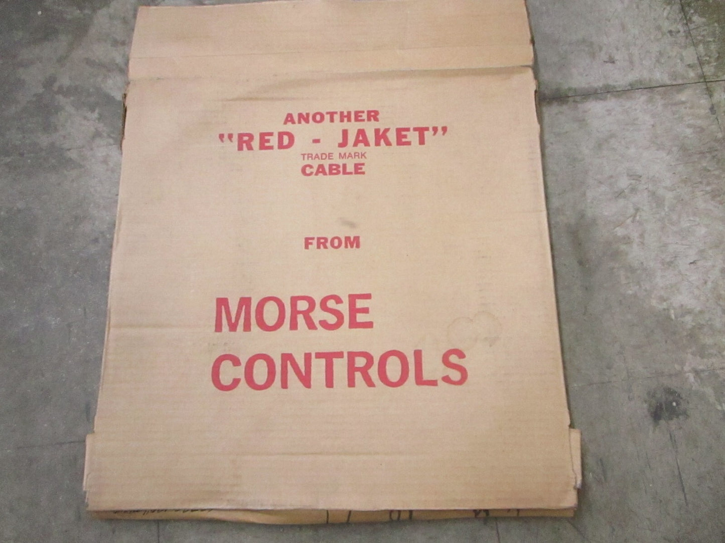 *NEW* 0820 Morse 10' "Red Jaket" Control Cable D63732-000-0120