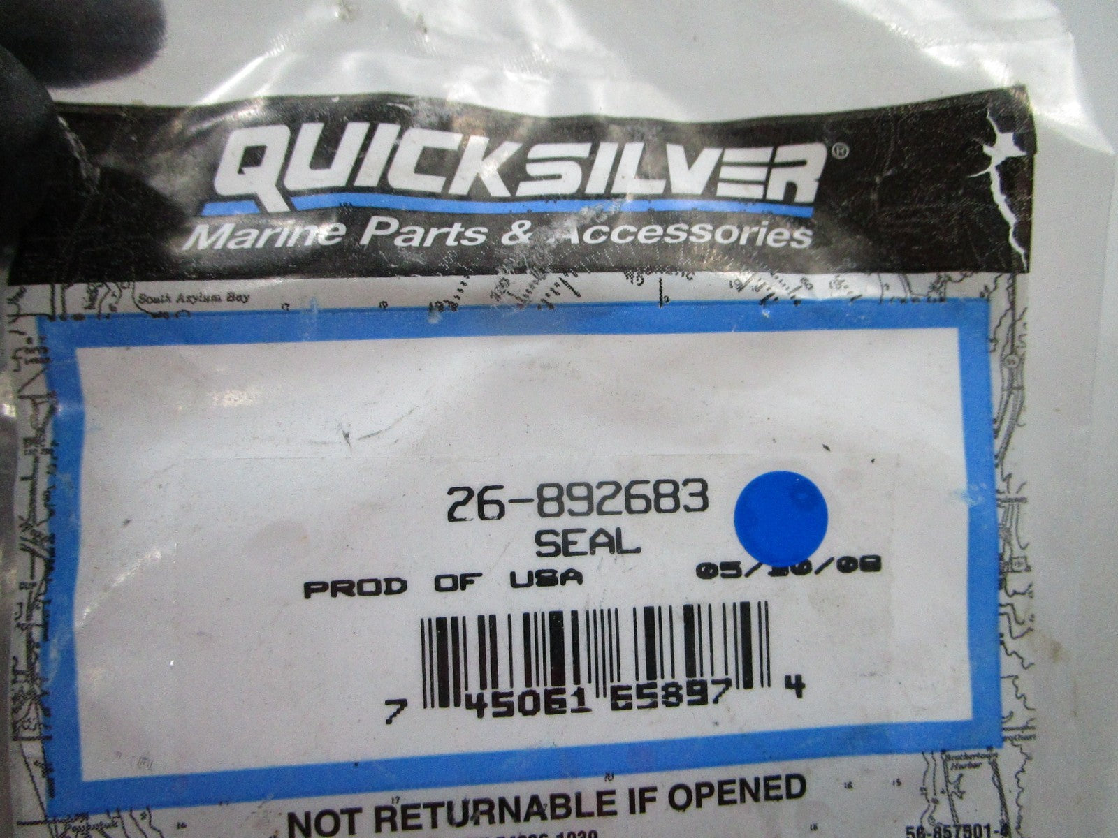 NEW OEM 26-892683 Mercury Quicksilver Seal 0810