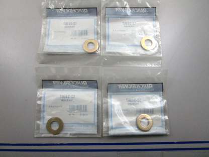*NEW OEM* (LOT OF 4) 0810 Mercury Quicksilver Washer 12-34567