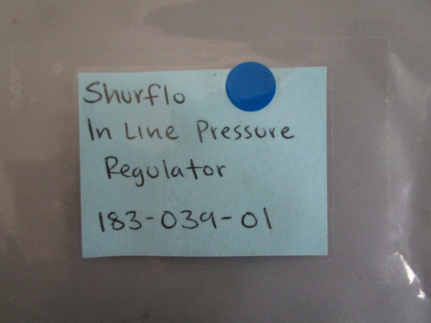 *NEW* 0820 Shurflo In Line Pressure Regulator 183-039-01