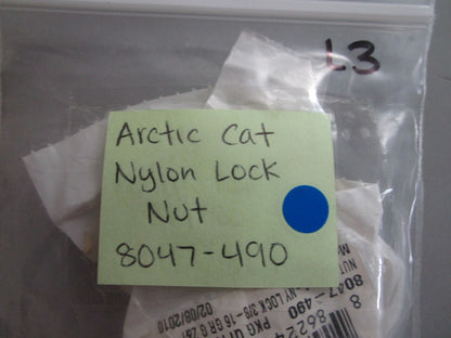 *NEW* (LOT OF 3) 0770 Arctic Cat Nylon Lock Nut 8047-490