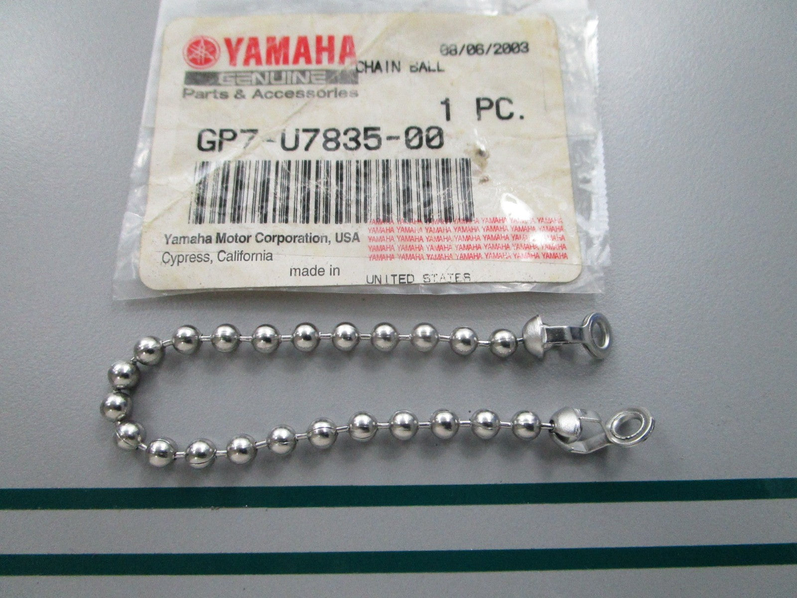 NEW OEM GP7-U7835-00 Yamaha Chain Ball 0810