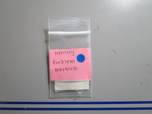 *NEW OEM* 0810 Mercury Quicksilver Emblem 844848