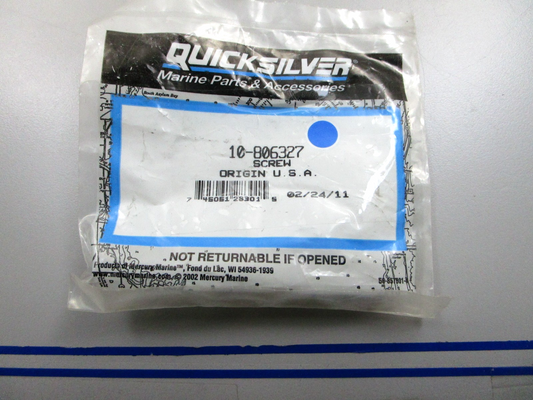 *NEW OEM* 0810 Mercury Quicksilver Screw 10-806327
