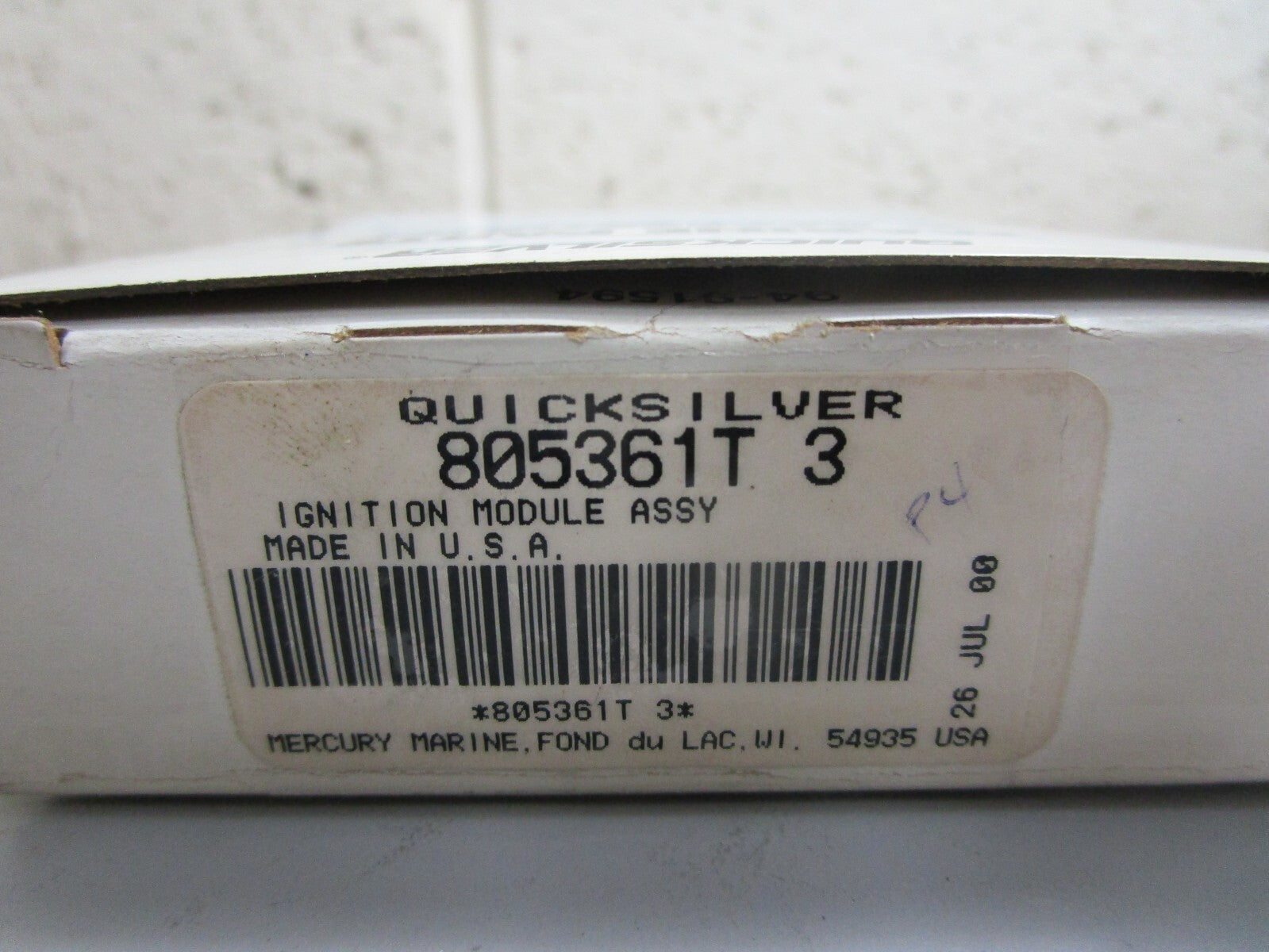 *NEW OEM* 0820 Mercury Quicksilver Ignition Module 805361T3