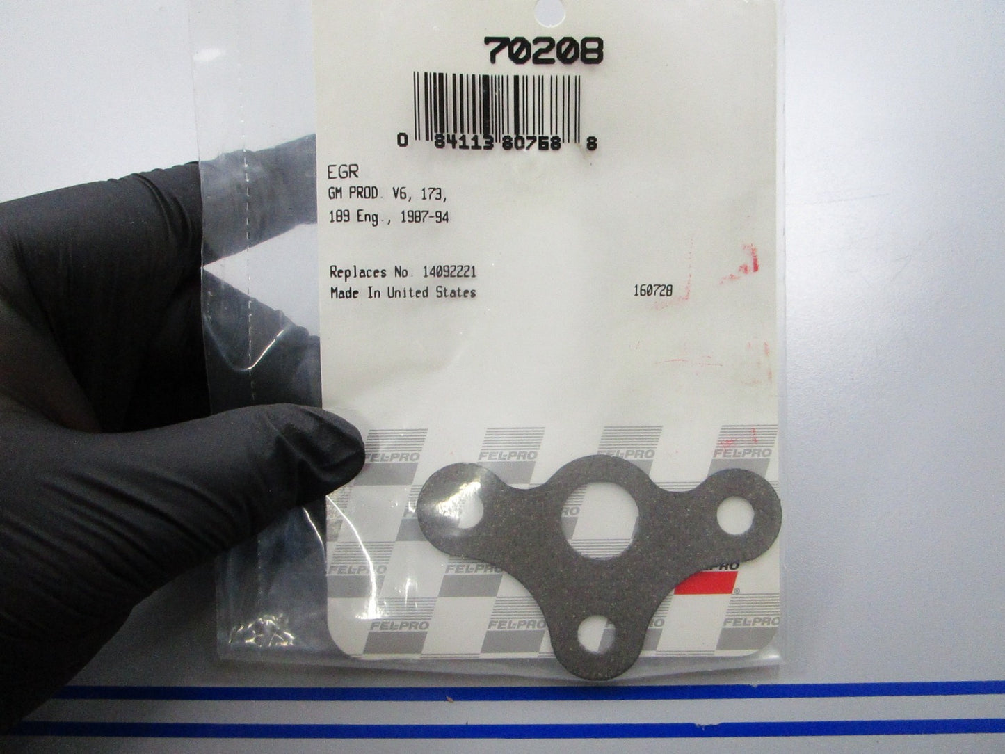 *NEW* 0810 Fel-Pro EGR Gasket 70208
