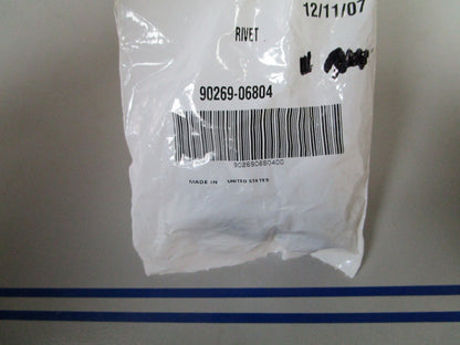 NEW OEM (LOT OF 5) 90269-06804-00 Yamaha Rivet 0810