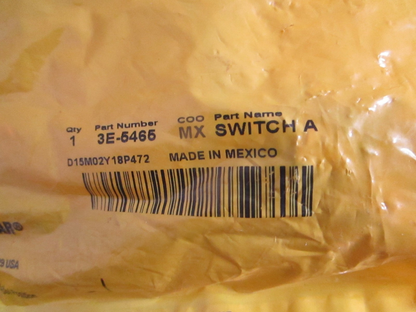 NEW OEM 3E-5465 CAT Switch 0820