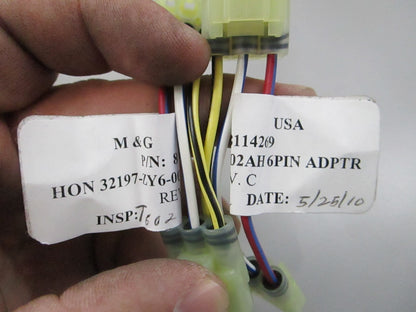 NEW OEM (LOT OF 2) 32197-ZY6-002AH Honda 6 to 3 Pin Adapter 0810