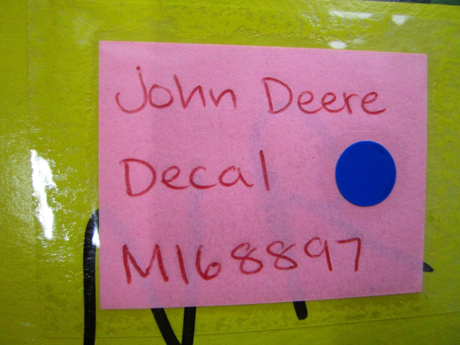 *NEW OEM* 0810 John Deere Decal M168897