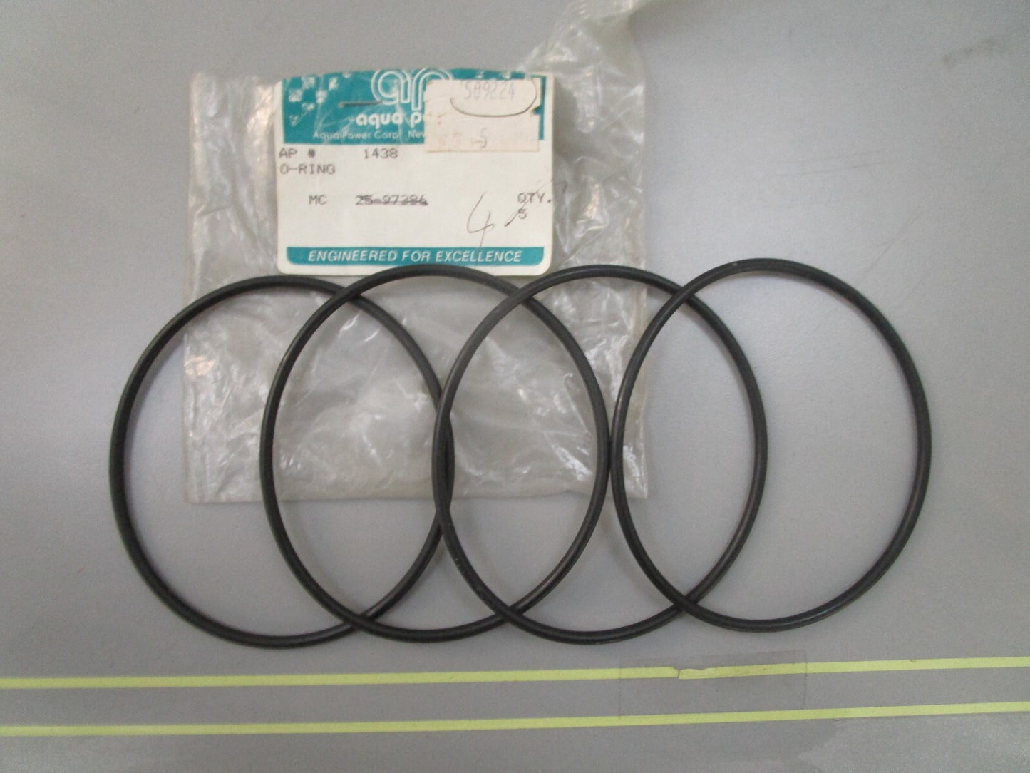 *NEW* (LOT OF 4) 0810 Aqua Power O-Ring 1438 Replaces: 509224 25-97386