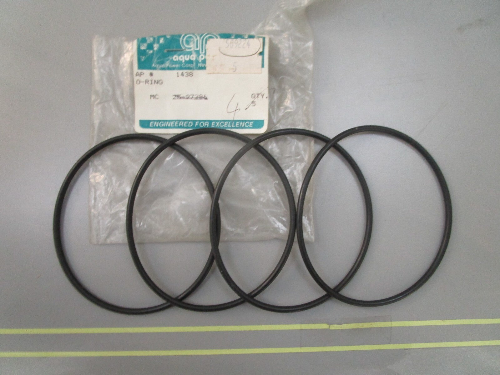 *NEW* (LOT OF 4) 0810 Aqua Power O-Ring 1438 Replaces: 509224 25-97386