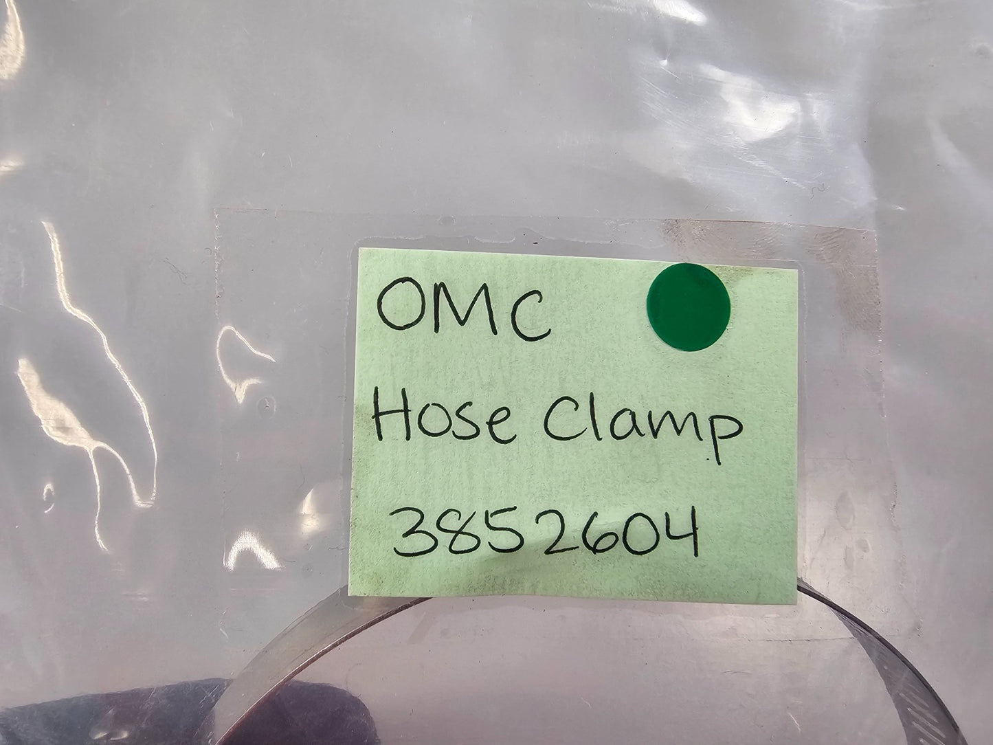 NEW OEM 3852604 OMC Johnson Evinrude Hose Clamp 0810