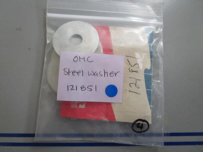 *NEW OEM* 0720 OMC Johnson Evinrude Steel Washer 121851 0121851