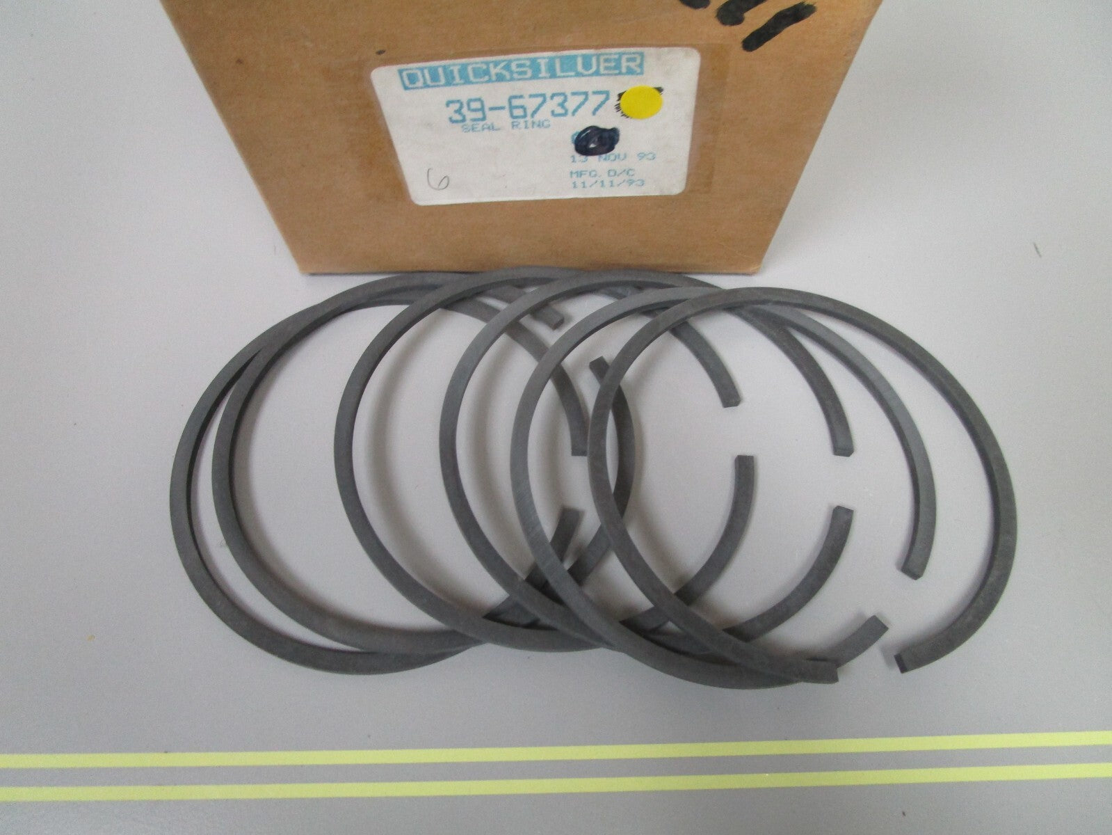 *NEW OEM* (LOT OF 6) 0810 Mercury Quicksilver Seal Ring 39-67377