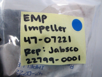 NEW 47-07221 Replaces: Jabsco 22799-0001 EMP Impeller 0810