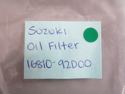 NEW OEM 16810-92D00 Suzuki Oil Filter 0820