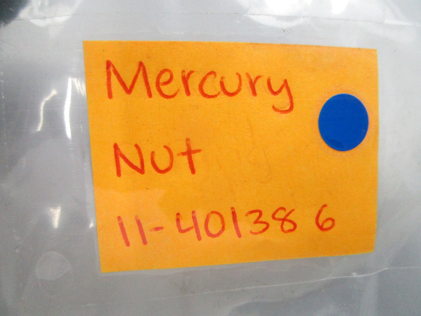 NEW OEM (LOT OF 5) 11-401386 Mercury Quicksilver Nut 0810