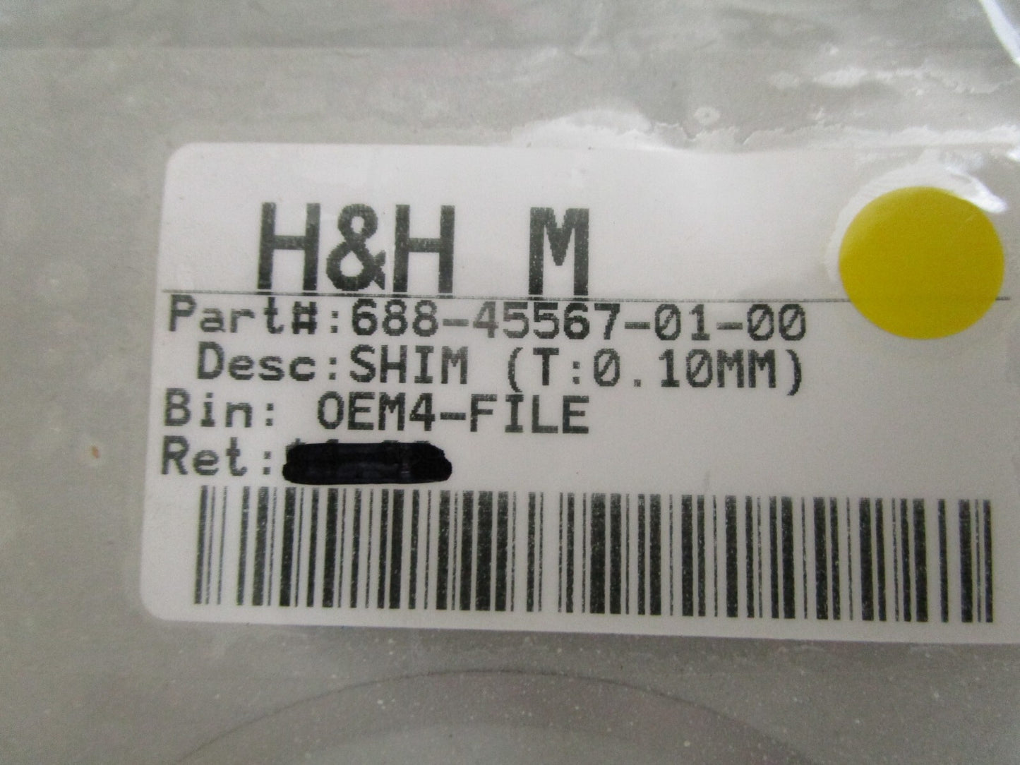 *NEW OEM* 0750 Yamaha SHIM 10mm 688-45567-01-00