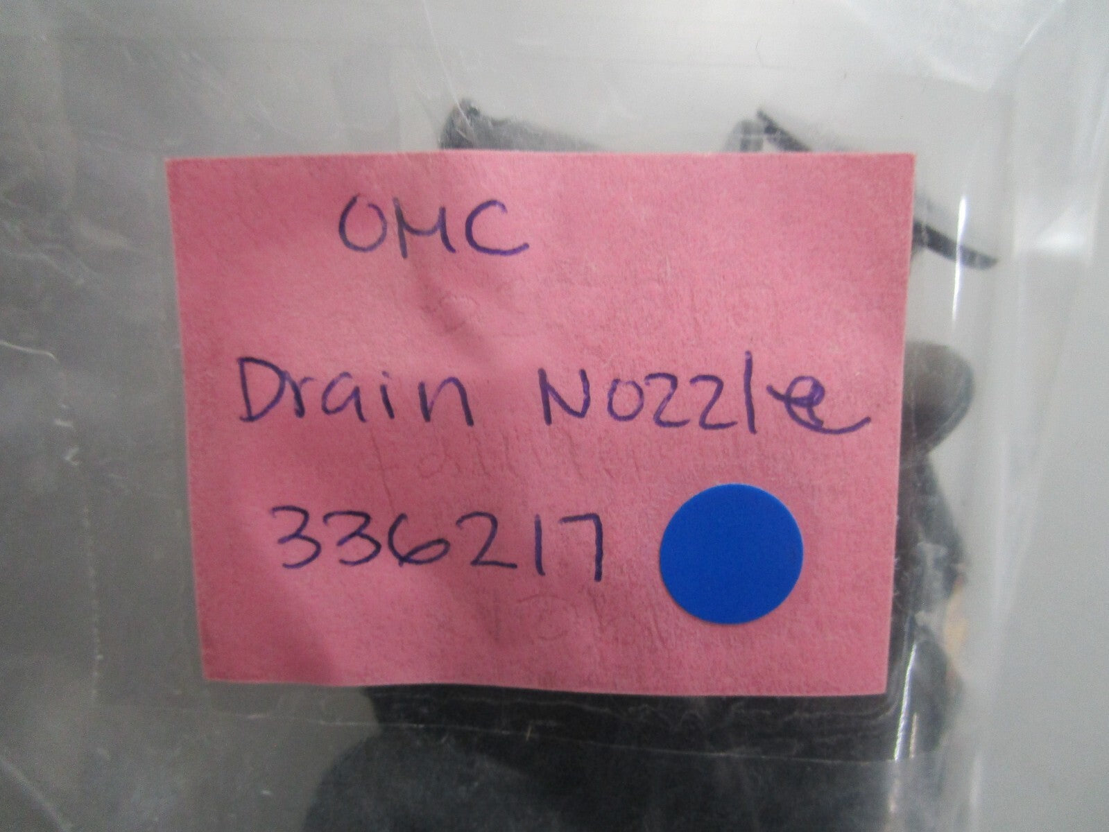 *NEW OEM* (LOT OF 2) 0720 OMC Johnson Evinrude Drain Nozzle 336217 0336217