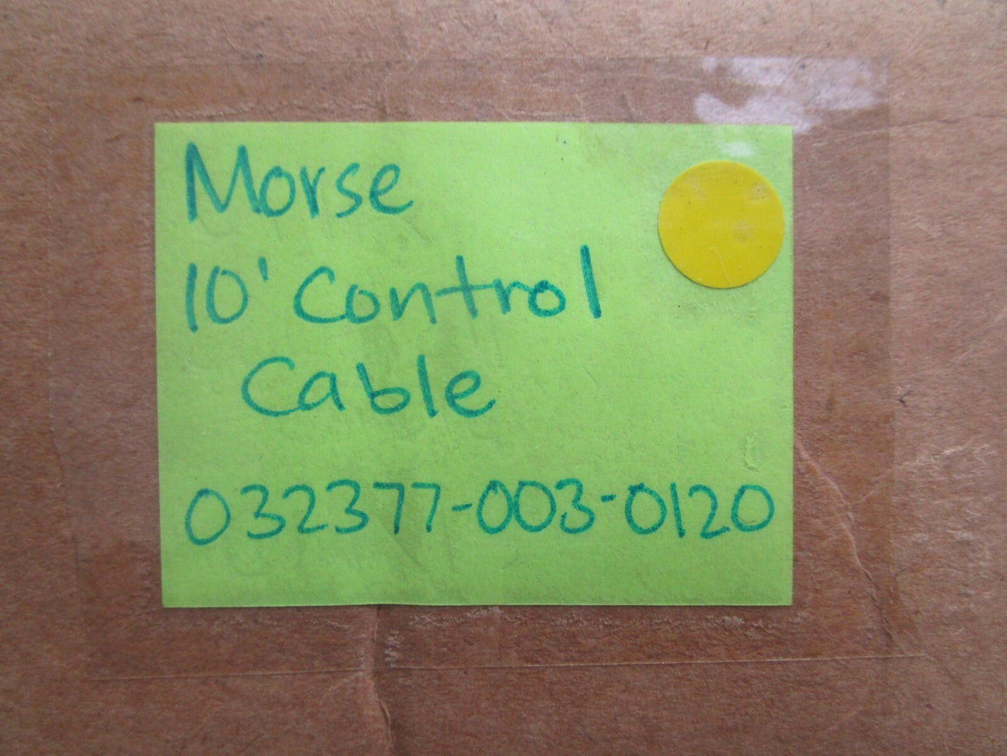 *NEW* 0820 Morse 10' Control Cable 032377-003-0120