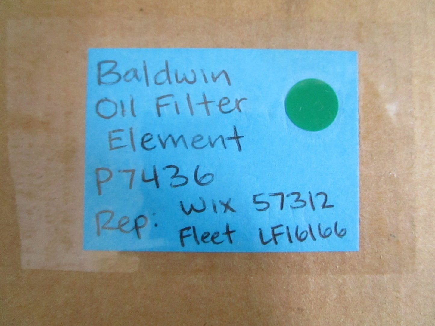 NEW P7436 Baldwin Oil Filter Element Rep: 57312 Wix LF16166 Fleetguard 0820