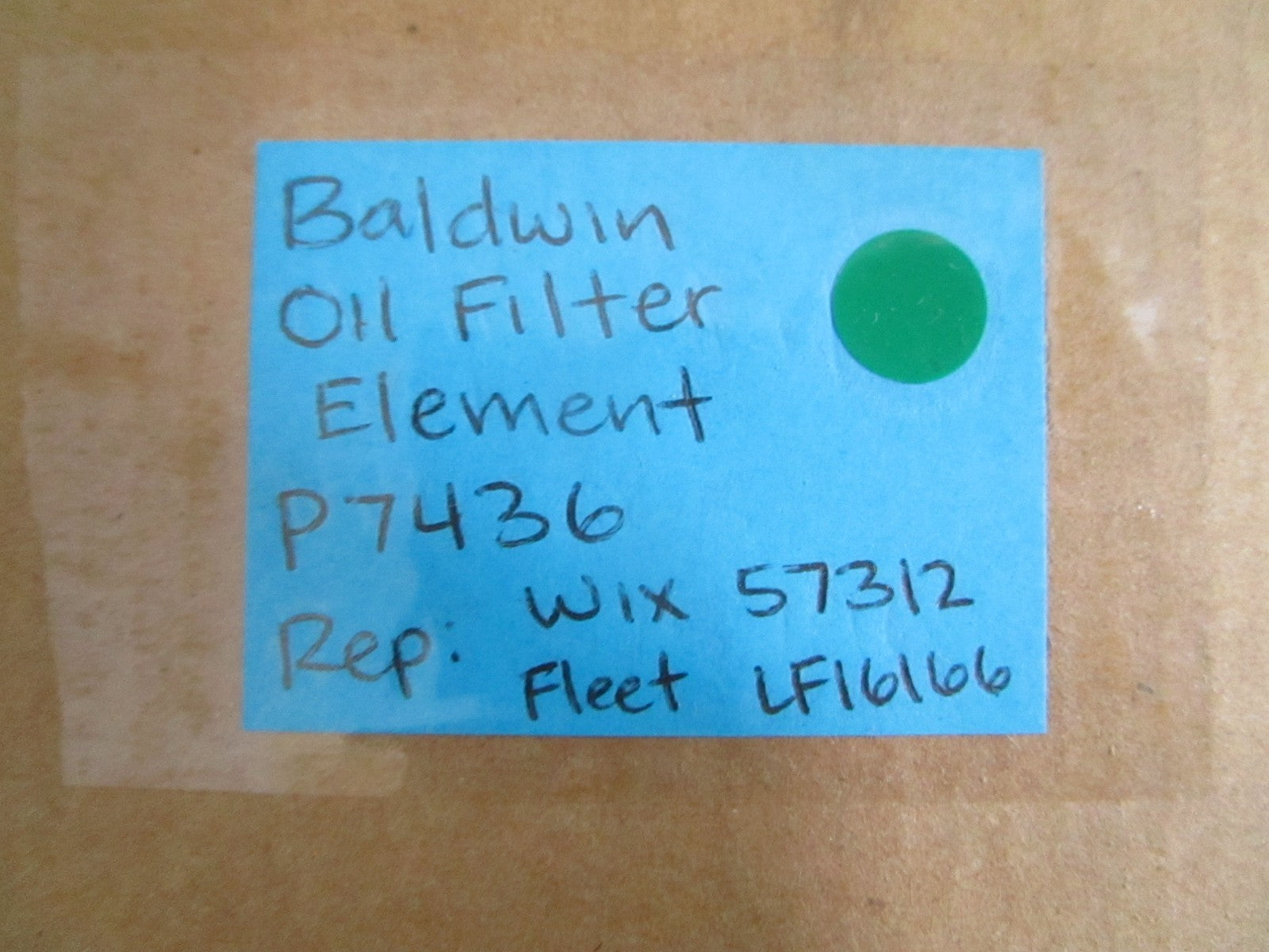 NEW P7436 Baldwin Oil Filter Element Rep: 57312 Wix LF16166 Fleetguard 0820