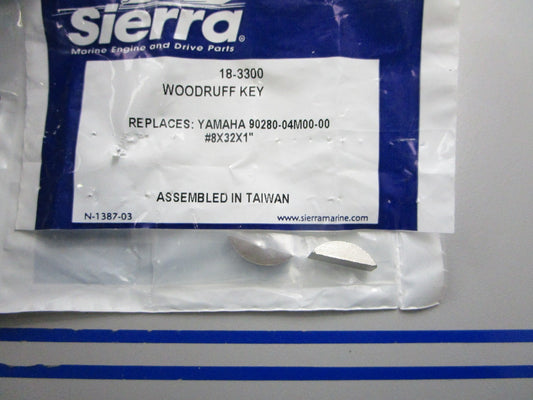 NEW (LOT OF 2) 18-3300 Replaces: Yamaha 90280-04M00-00 Sierra Woodruff Key 0810