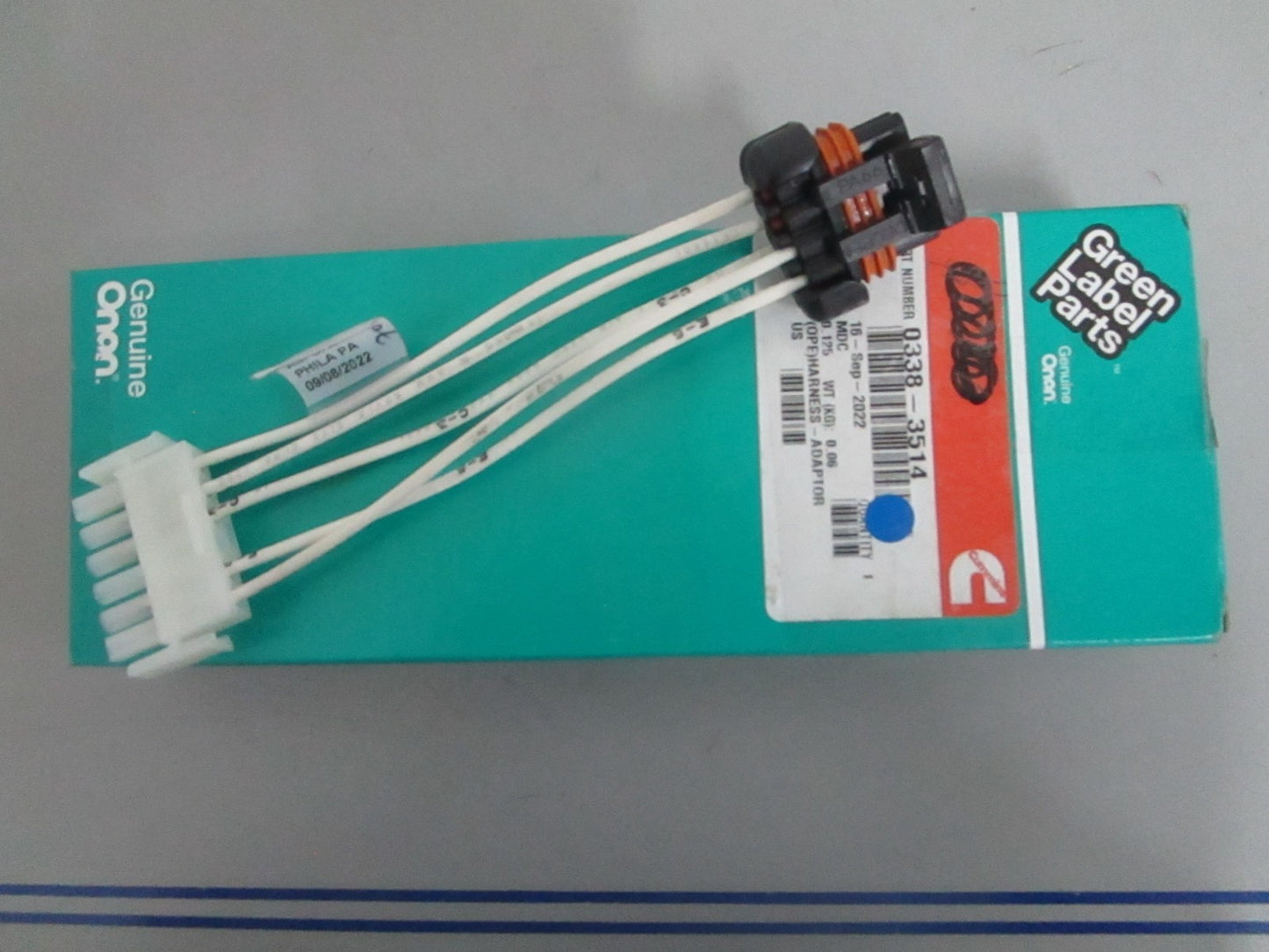 *NEW OEM* 0820 Onan Cummins Adaptor Harness 0338-3514