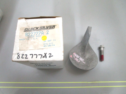 *NEW OEM* 0750 Mercury Quicksilver ANODE ASSEMBLY 822777A 2