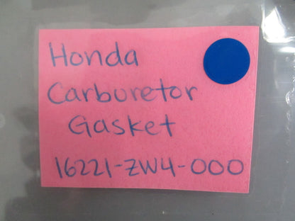 *NEW OEM* 0820 Honda Carburetor Gasket 16221-ZW4-000