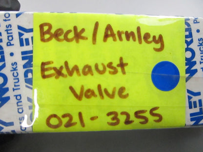 *NEW* 0810 Beck/Arnley Exhaust Valve 021-3255