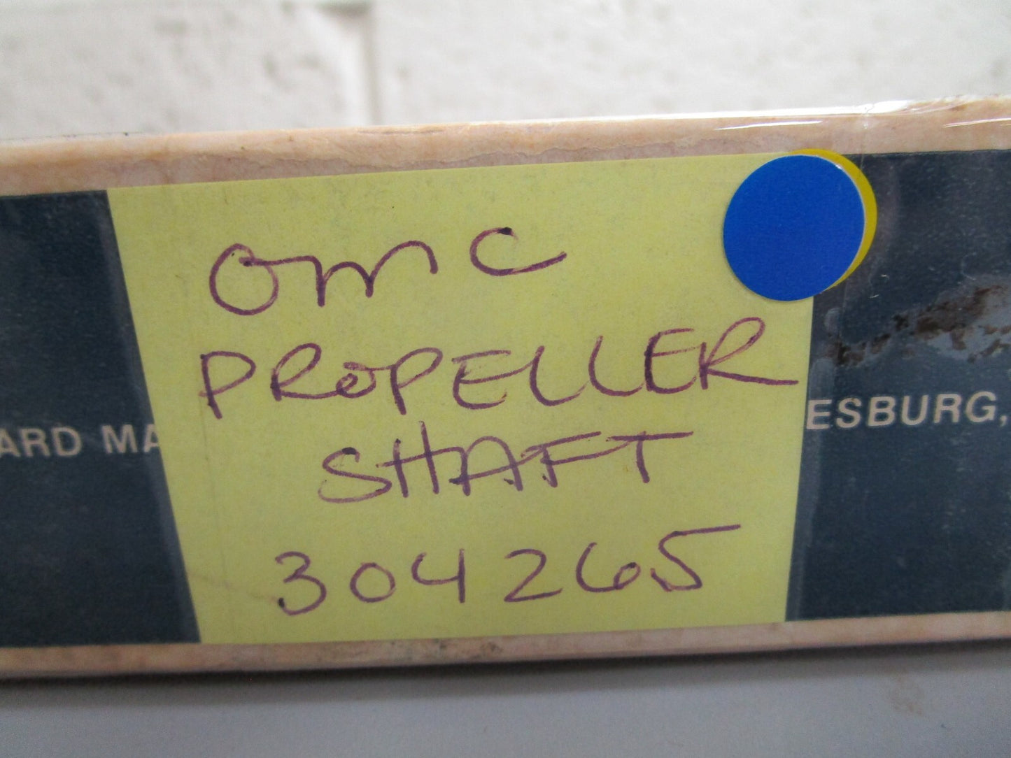 *NEW OEM* 0810 OMC Johnson Evinrude Propeller Shaft 304265 0304265