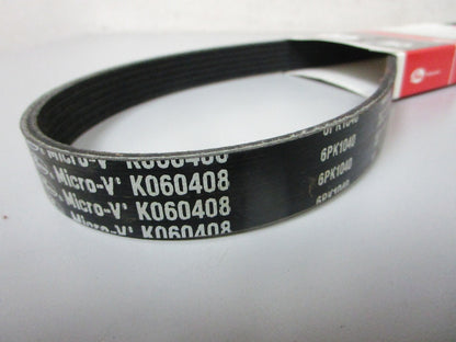 NEW K060408 Gates Micro-V 13/16" x 41 ½" Serpentine Belt 0720