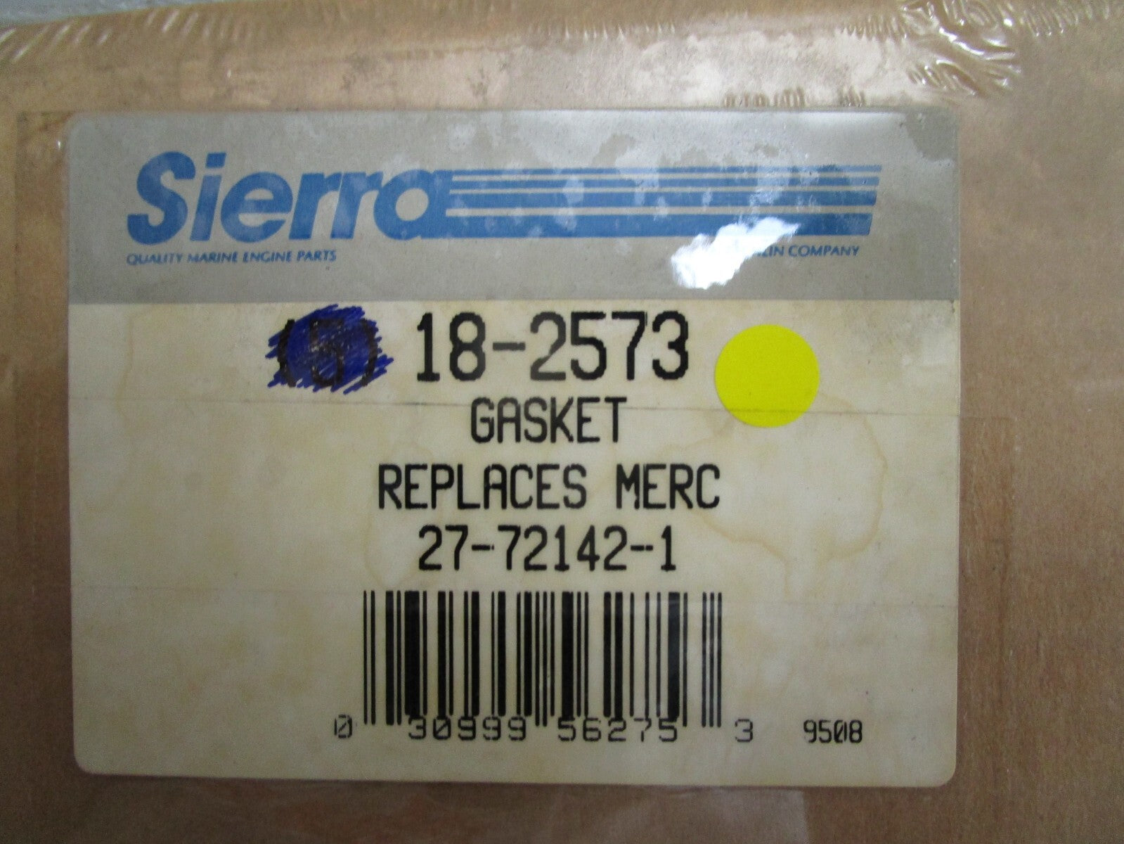 *NEW* 0810 Sierra Gasket 18-2573 Replaces: Mercury 27-72142-1