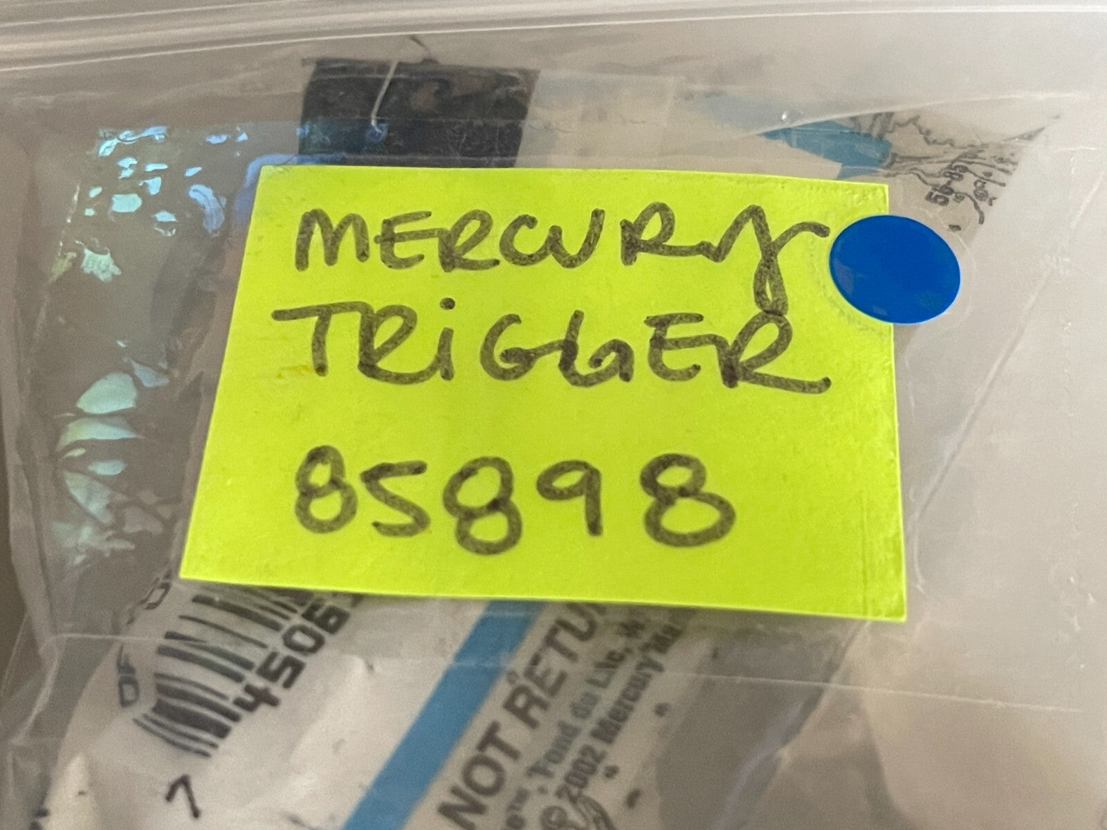 *NEW OEM* 0810 Mercury Quicksilver Trigger 85898