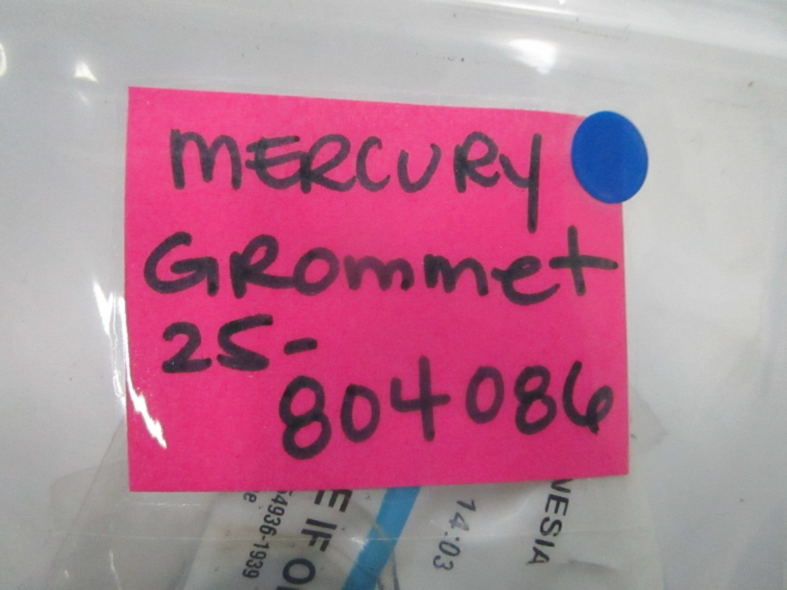 *NEW OEM* 0810 Mercury Quicksilver Grommet 25-804086