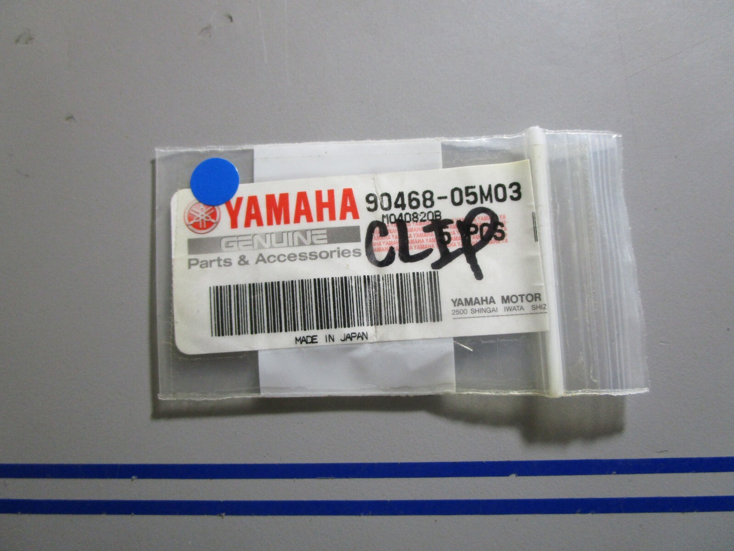 *NEW OEM* (LOT OF 5) 0810 Yamaha Clip 90468-05M03
