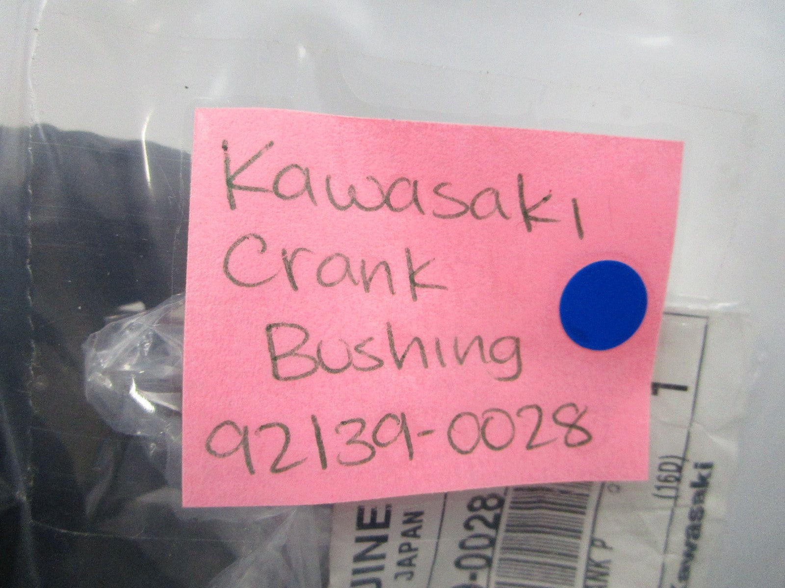 NEW OEM 92139-0028 Kawasaki Crank Bushing 0810