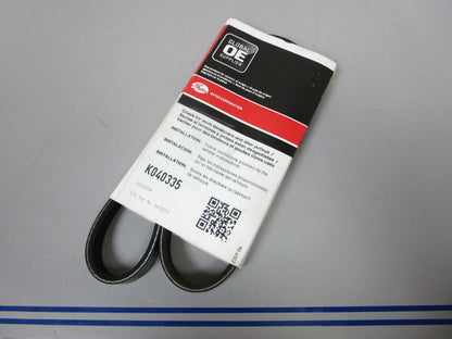 NEW K040335 Gates Micro-V 9/16" x 34" Serpentine Belt 0720